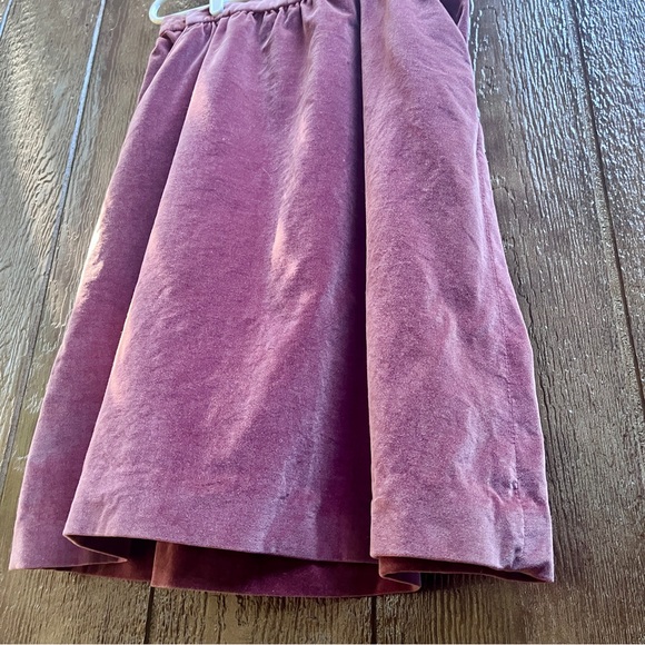 Vintage Velvet Mauve Midi Skirt Size Small - Picture 9 of 15